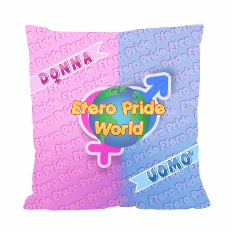 Cuscino Doppia Faccia - Etero Pride