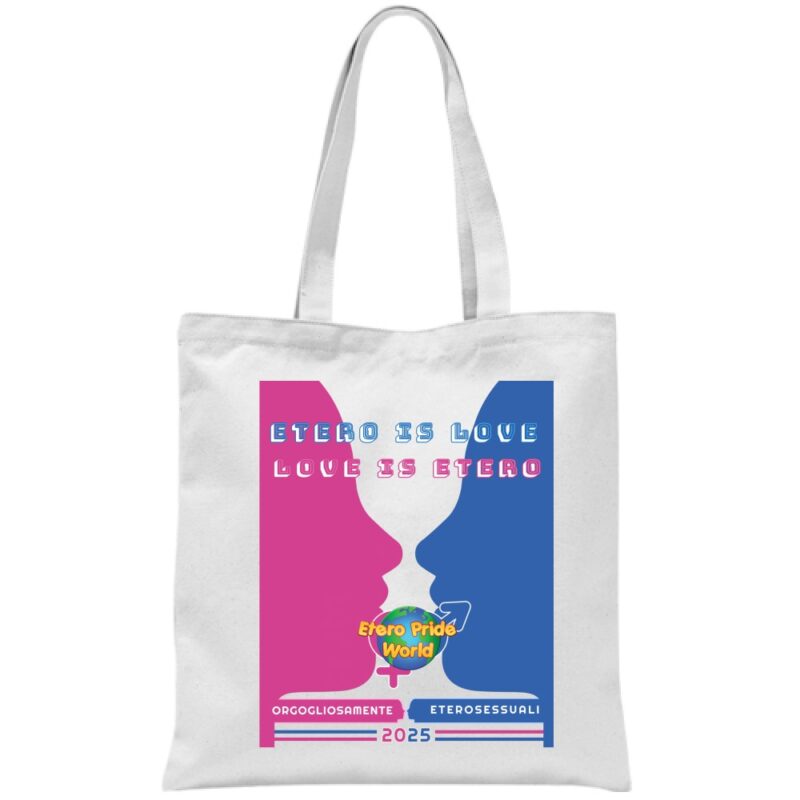 Borsa Donna Etero is love - Etero Pride