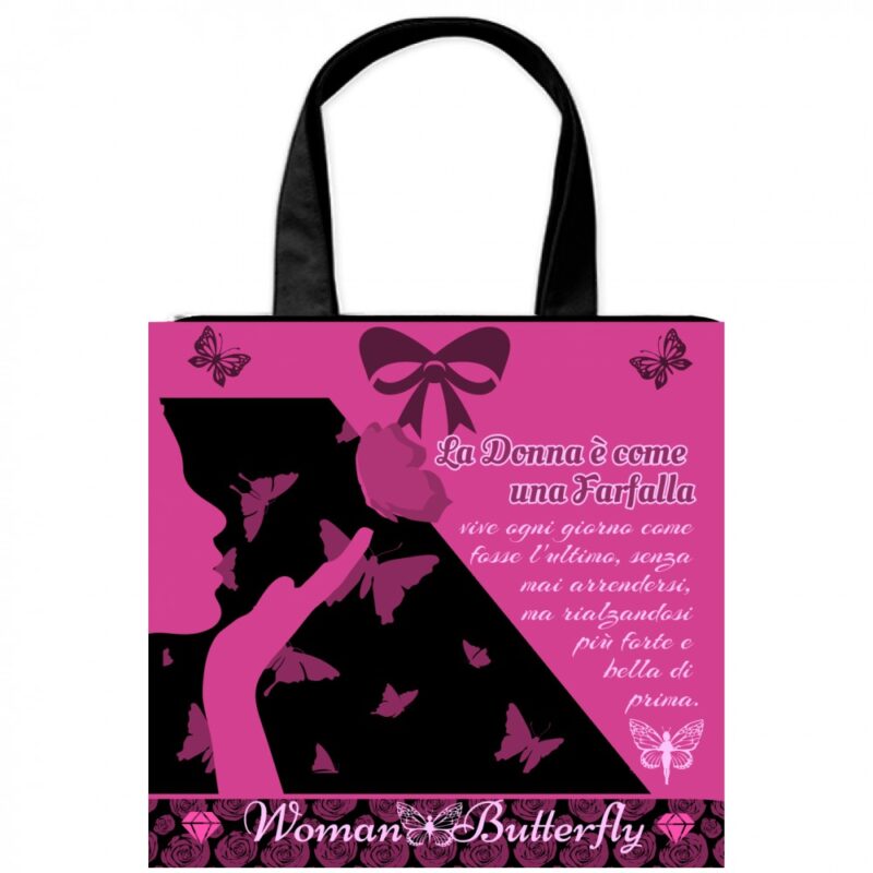 Borsa Woman Butterfly - Etero Pride - immagine 2