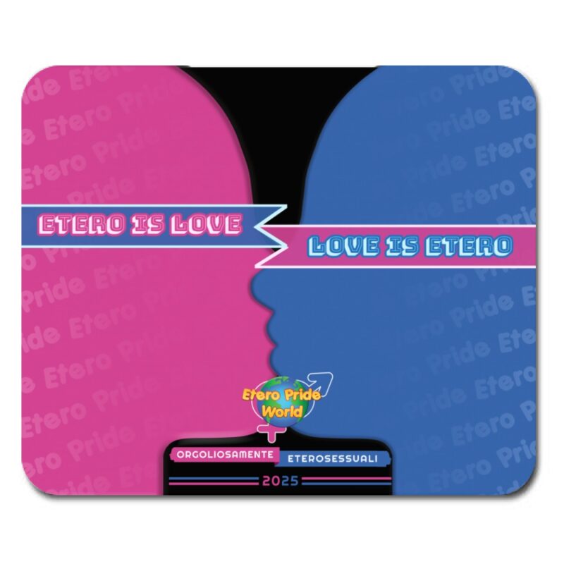 Mousepad Etero is love - Etero Pride