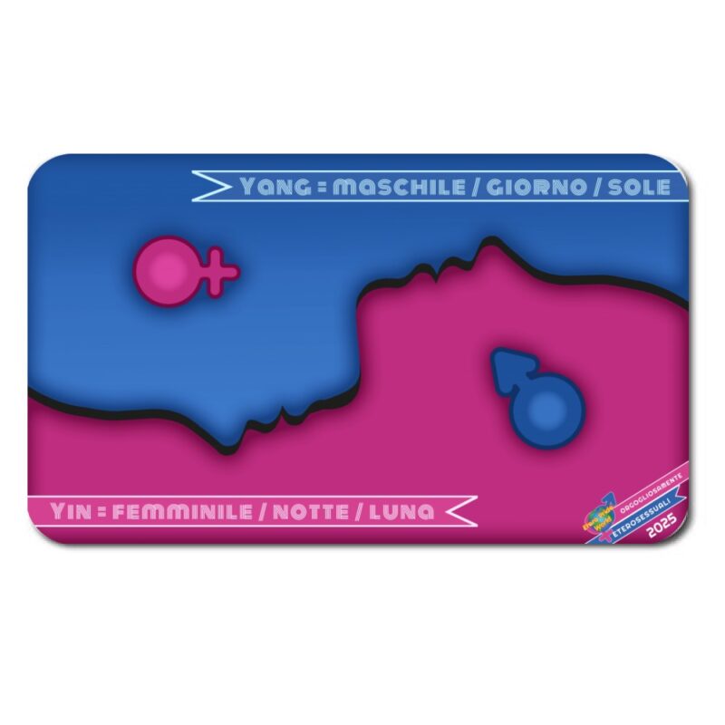 Mousepad XL Yin -Yang - Etero Pride