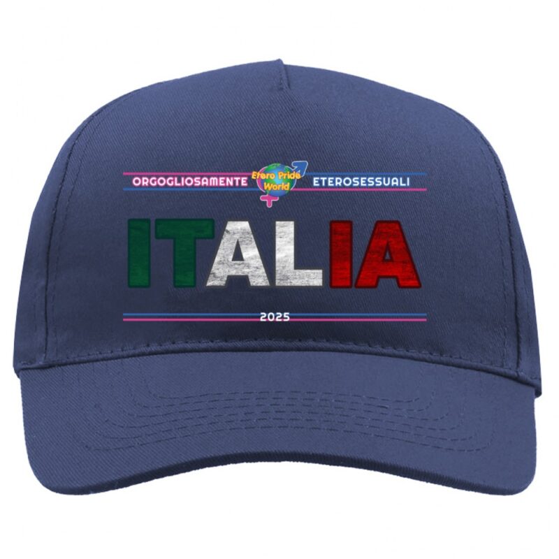 Cappellino con visiera ITALIA  - Etero Pride