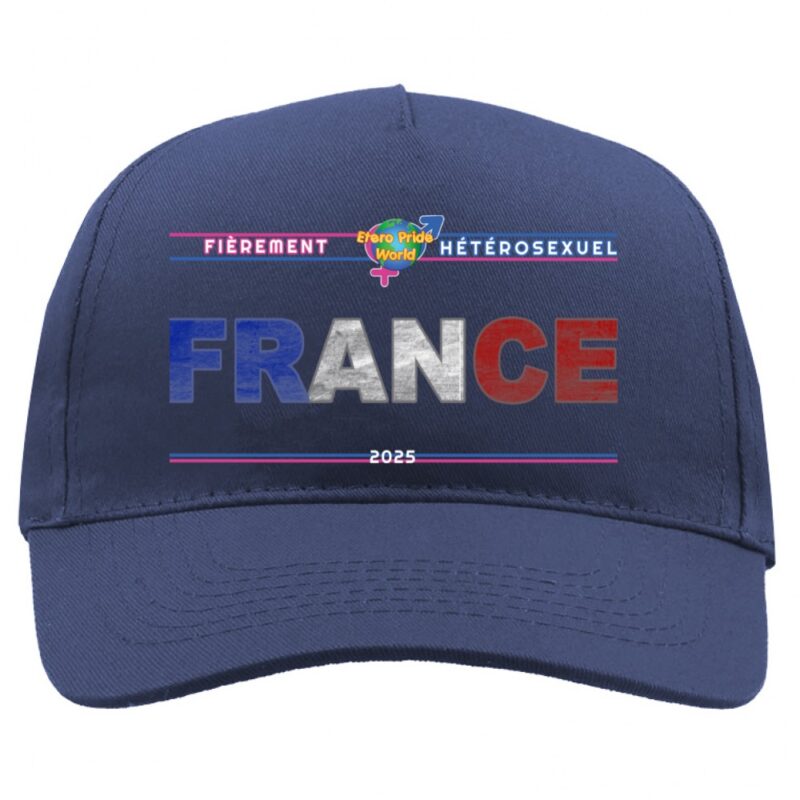 Cappellino con visiera FRANCE - Etero Pride